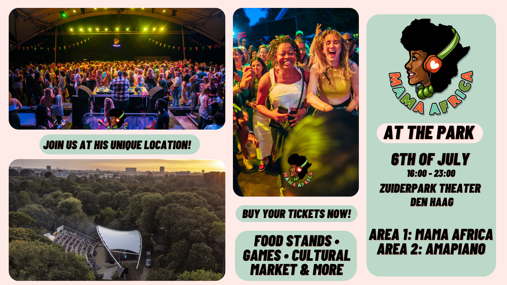 Mama Africa | The Hague | At The Park on 6 Jul 2024 at Zuiderparktheater, The Hague