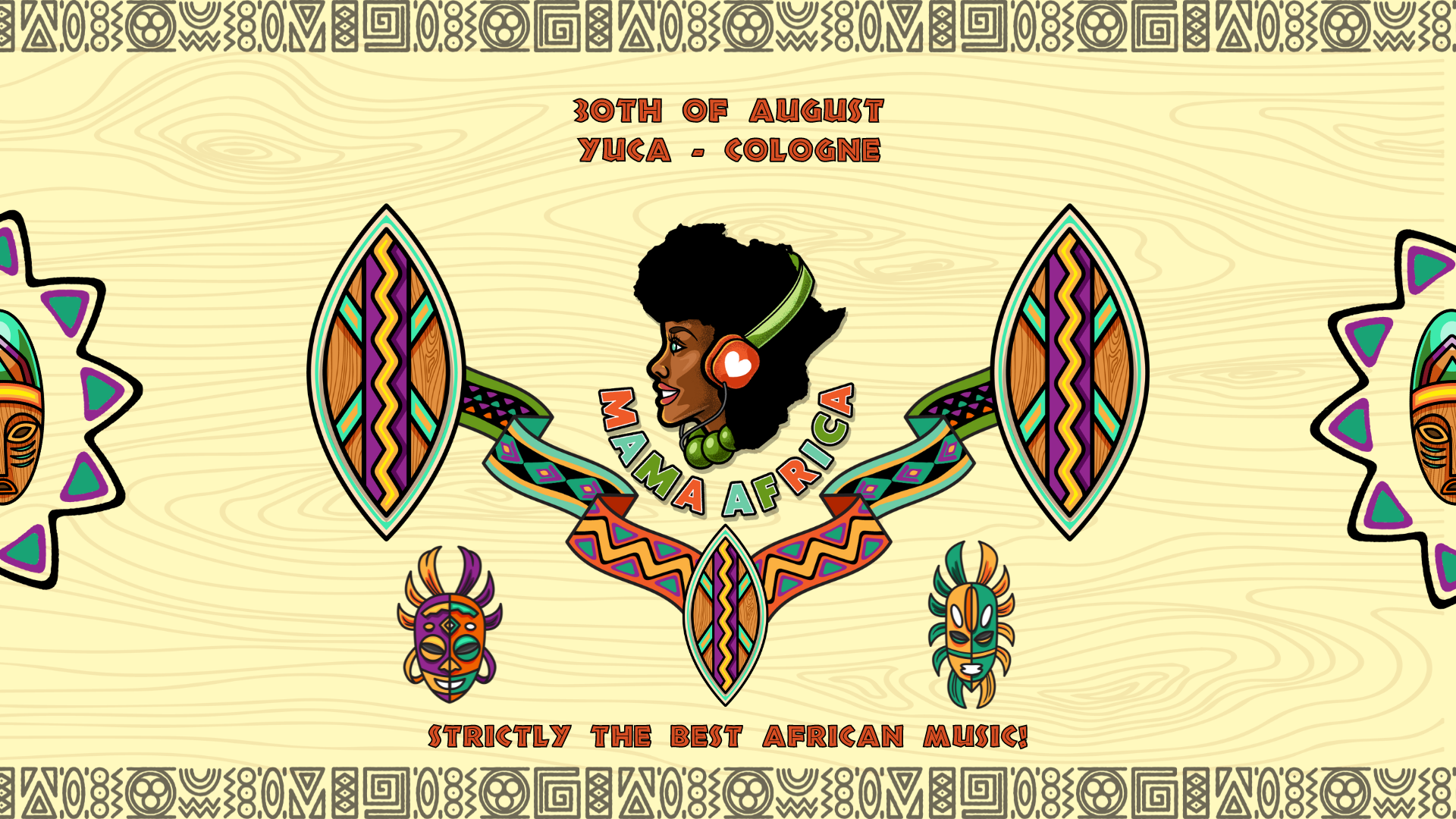 Mama Africa | Cologne on 30 Aug 2024 at Yuca Club, Cologne
