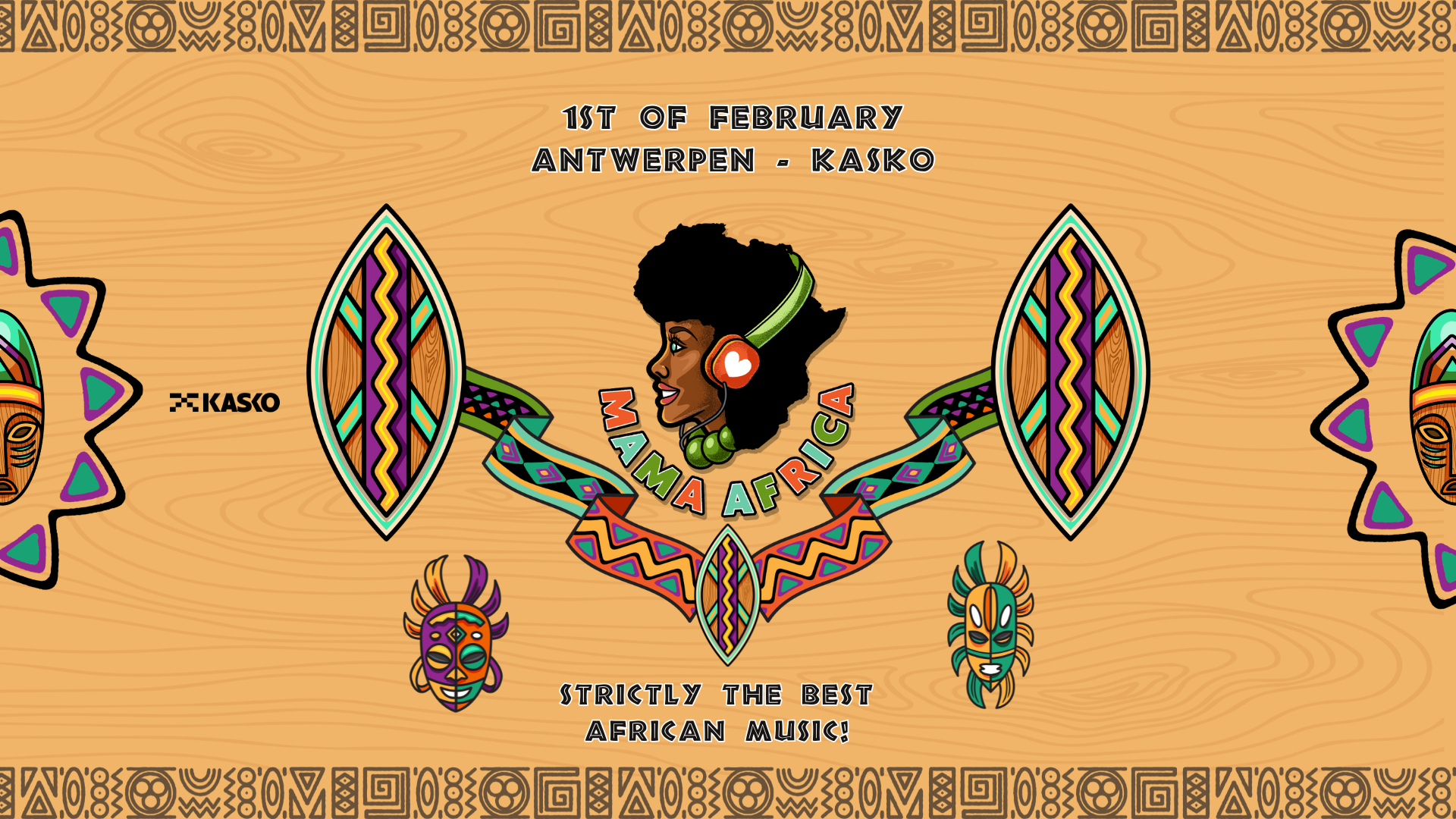 Mama Africa | Antwerp on 1 Feb 2025 at Kasko, Antwerp