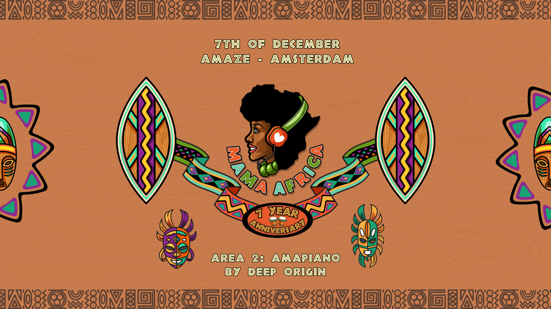 Mama Africa | Amsterdam | 7 Year Anniversary on 7 Dec 2024 at Amaze, Amsterdam