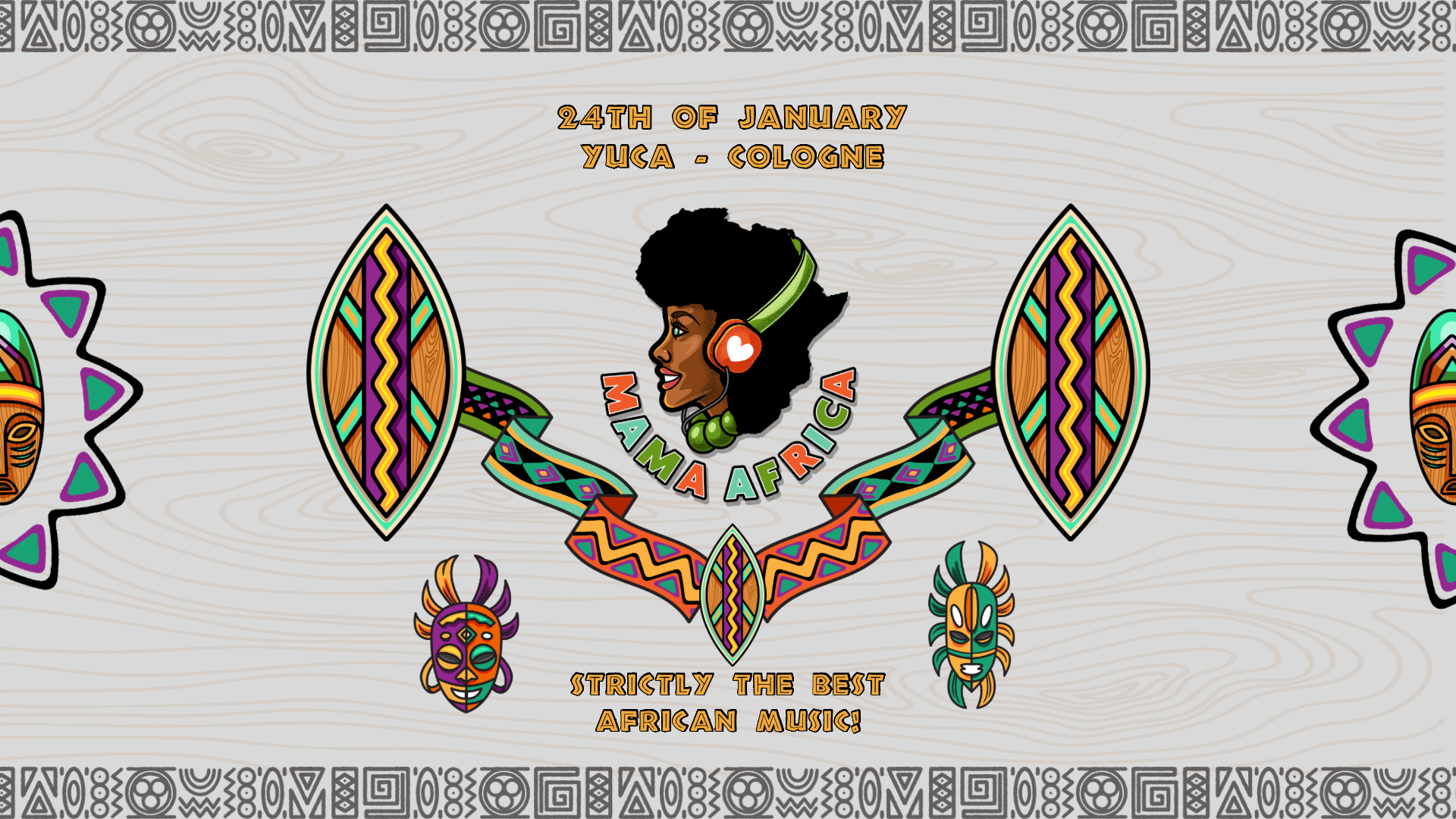 Mama Africa | Cologne on 24 Jan 2025 at Yuca Club, Cologne