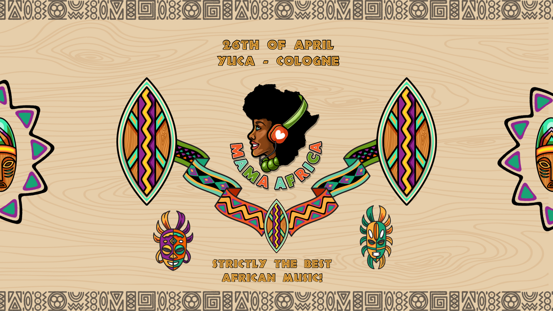 Mama Africa | Cologne on 26 Apr 2025 at Yuca Club, Cologne
