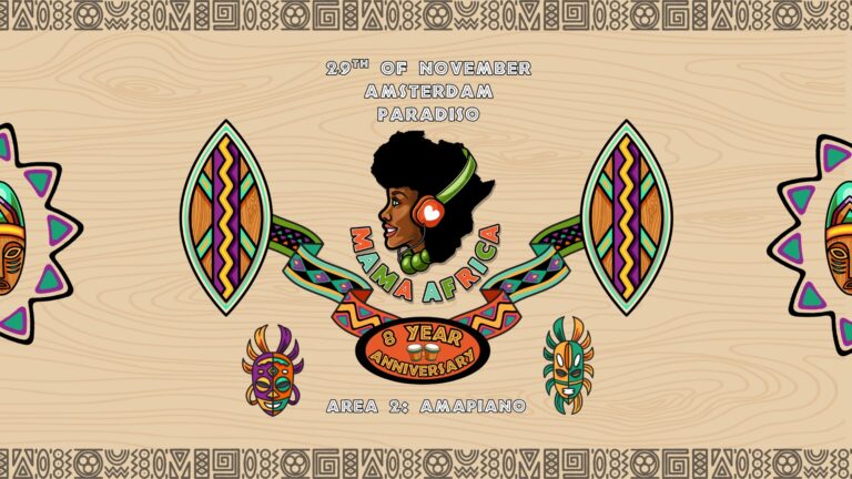 Mama Africa | Amsterdam | 8 Year Anniversary on 29 nov 2025 at Paradiso, Amsterdam