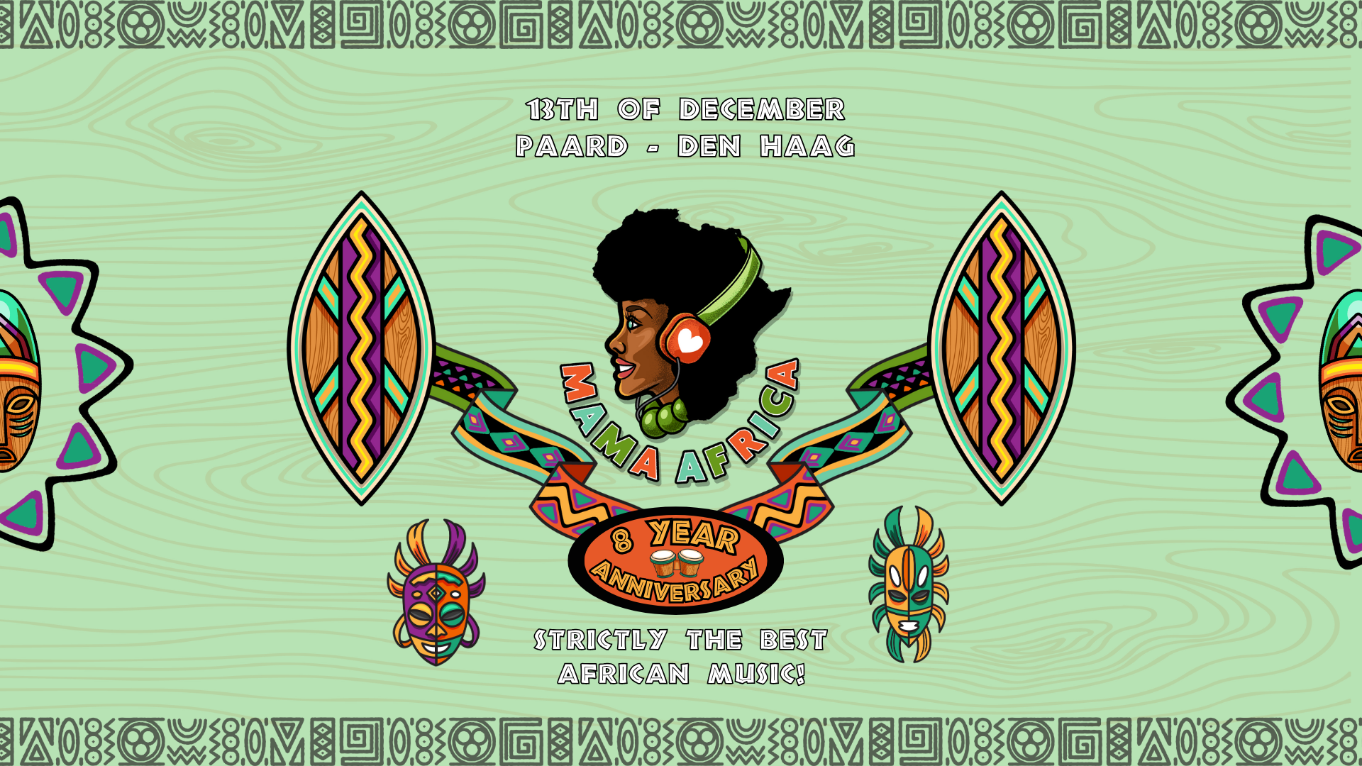 Mama Africa | The Hague | 8 Year Anniversary on 13 Dec 2025 at Paard, The Hague