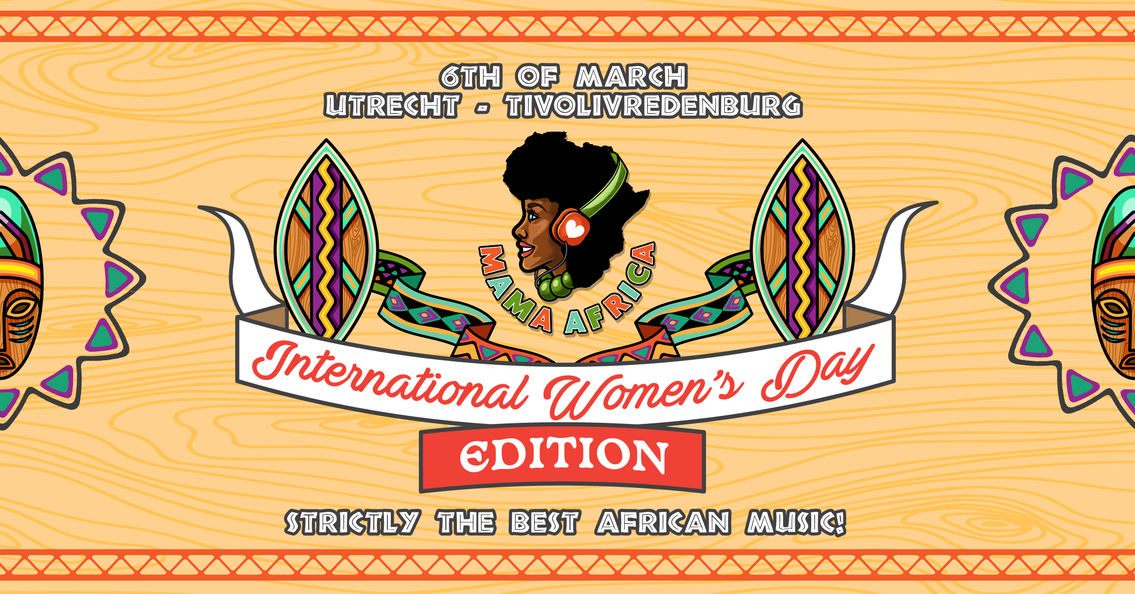 Mama Africa | Utrecht | International Women’s Day Edition on 6 Mar 2026 at TivoliVredenburg, Utrecht
