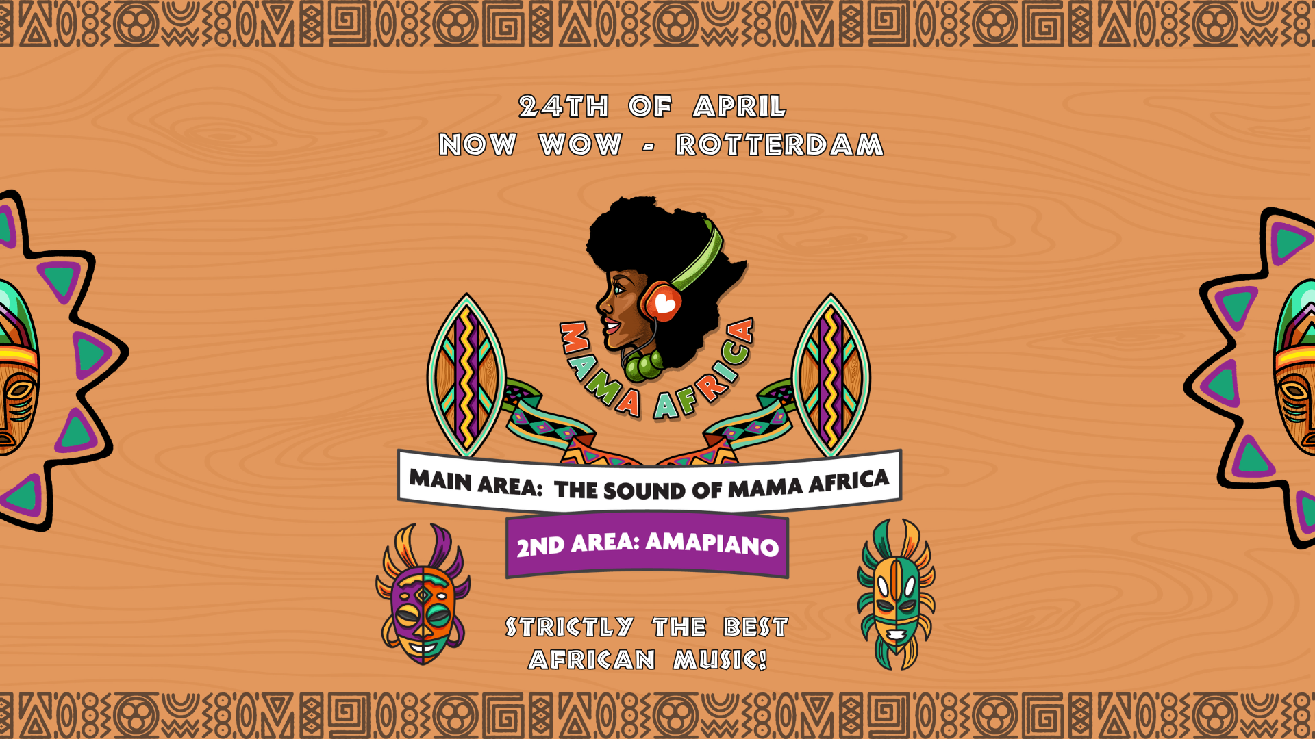 Mama Africa | Rotterdam | XXL Edition on 24 Apr 2026 at Now&Wow, Rotterdam