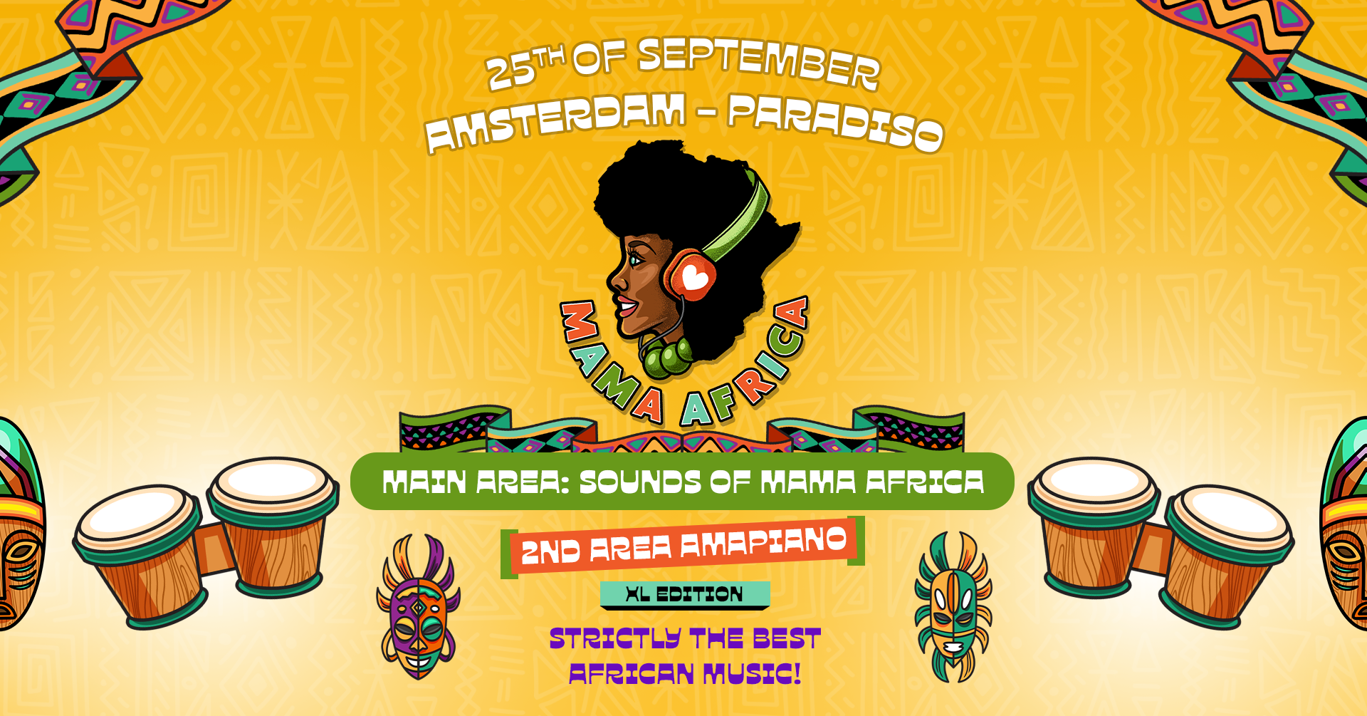 Mama Africa | Amsterdam on 25 Sep 2026 at Paradiso, Amsterdam