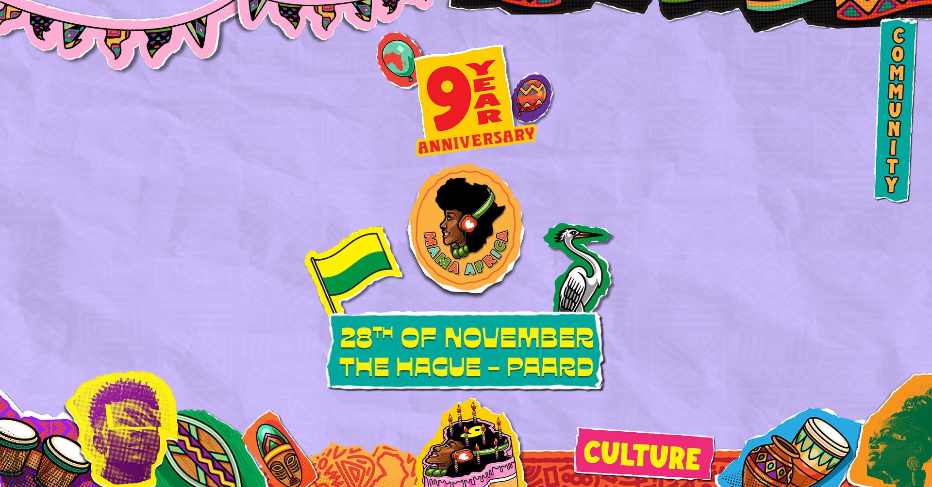 Mama Africa 9th Year Anniversary The Hague, 28 November 2026, Paard